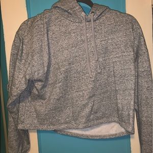 Hooded Cropped Sweatshirt